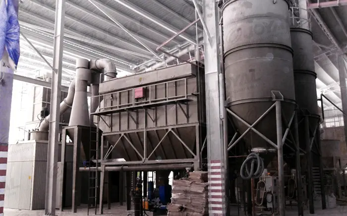 Limestone powder grinding line