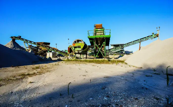 granite stone crushing line